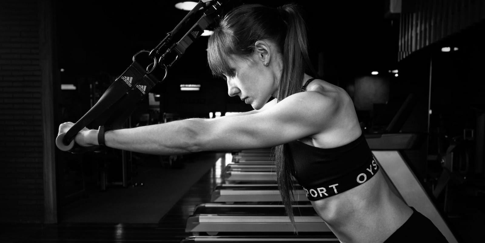 Laura Martínez entrenando